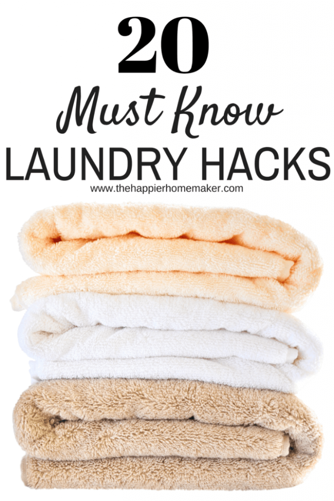 20+ laundry hacks