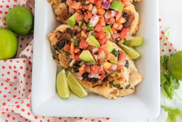 Cilantro Lime Chicken Recipe - The Happier Homemaker