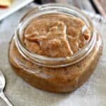 cookie butter in small jar