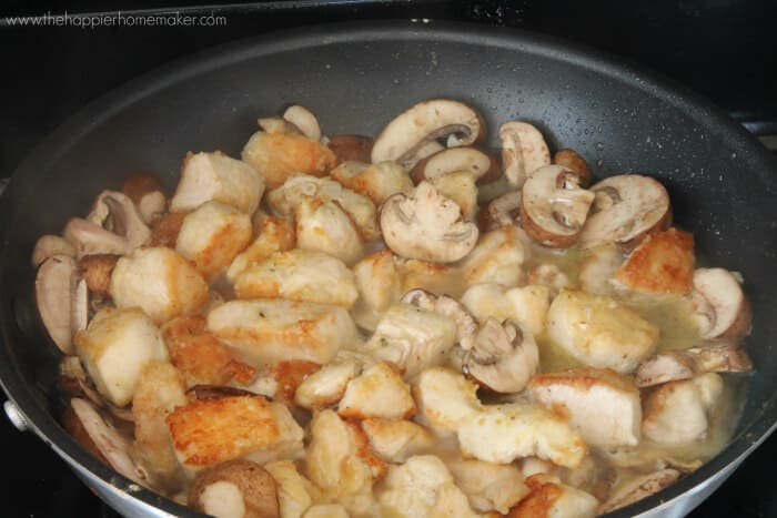 mushroom chicken parmesan