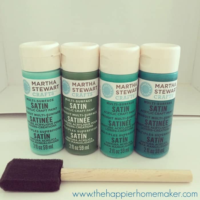 martha stewart craft paint ombre