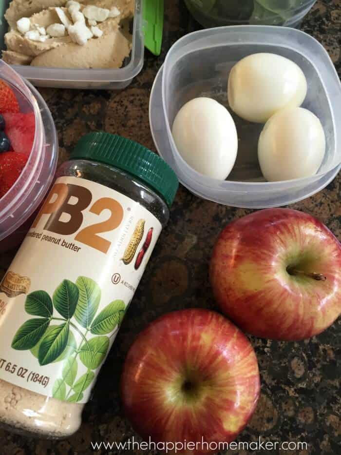 healthy snacks on the go