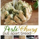 Pesto cheesy pull apart break