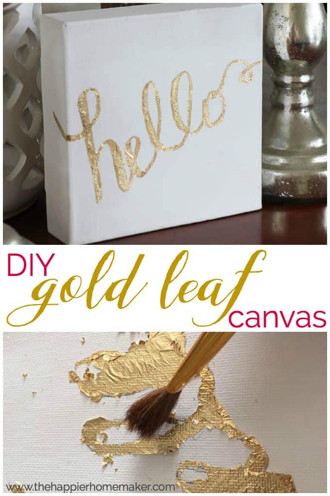 DIY Gold Leaf Painting