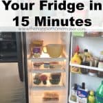 An open refrigerator that is organized
