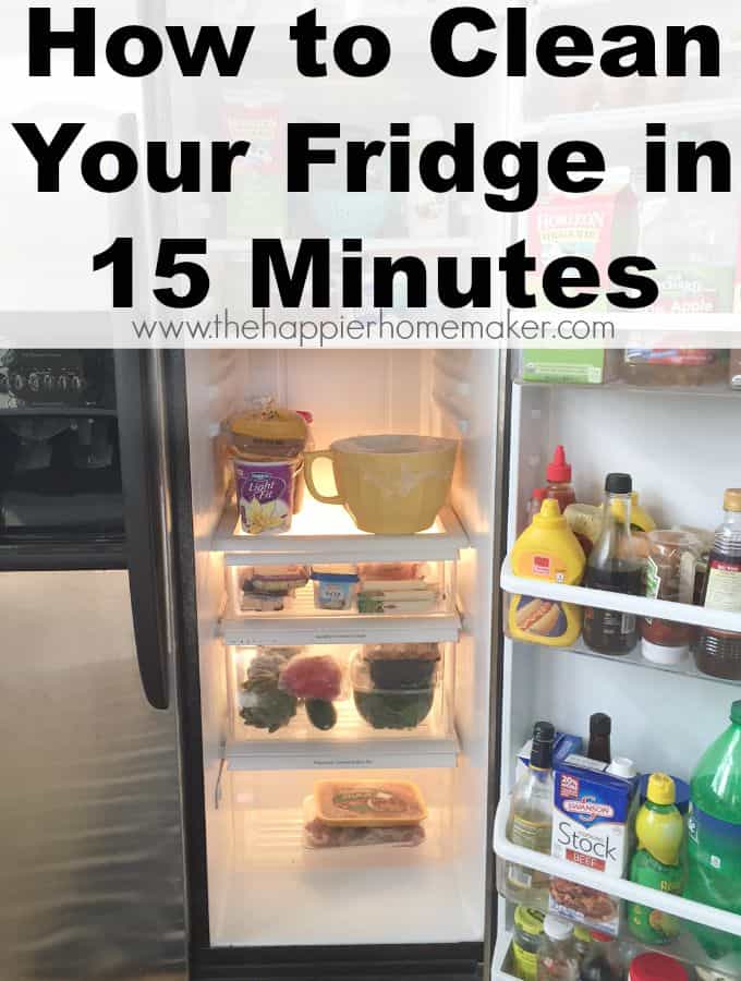 How to Clean Your Fridge in 15 Minutes
