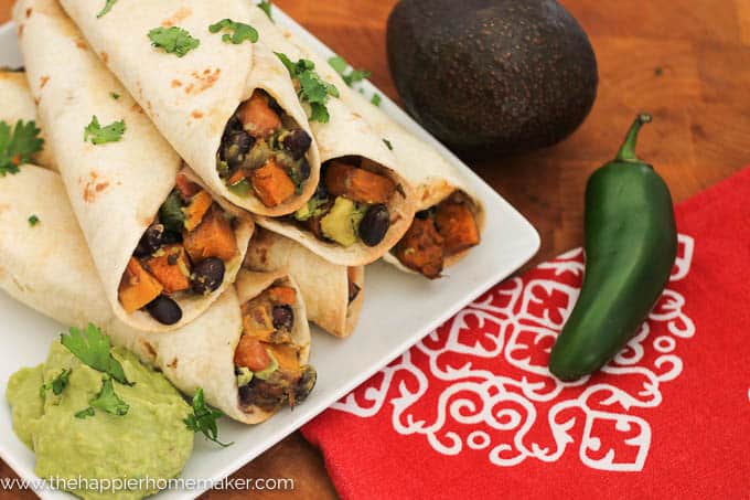 Sweet Potato Black Bean Taquito-2