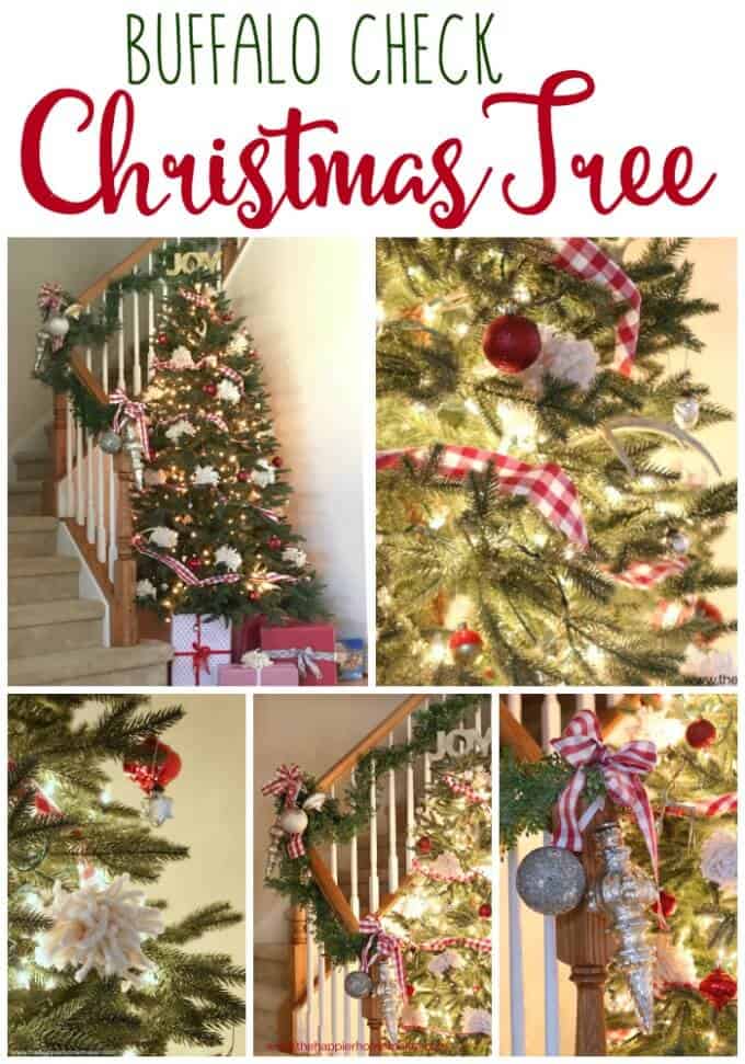 Buffalo Check Plaid Christmas Tree - Weekend Craft