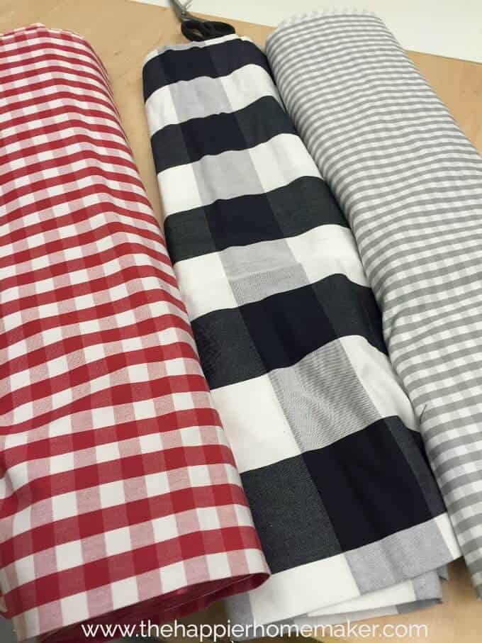 ikea plaid fabric