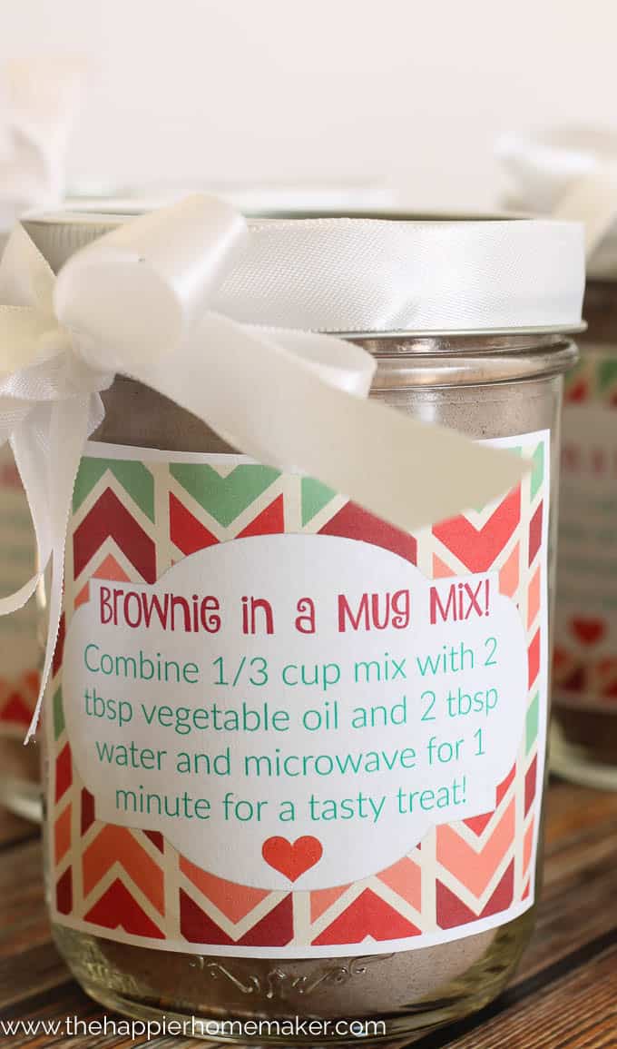 Brownie in a Mug DIY Gift-4
