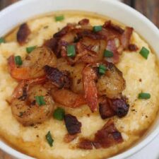 Charleston Style Shrimp and Grits Recipe - The Happier Homemaker