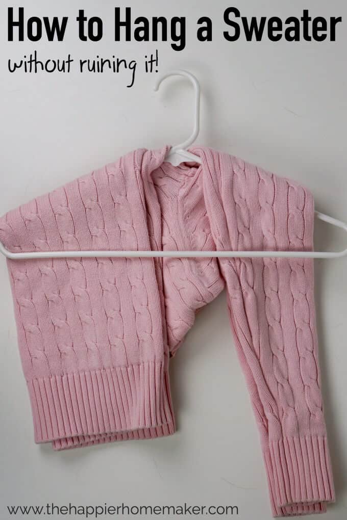 how to hang a sweater tip