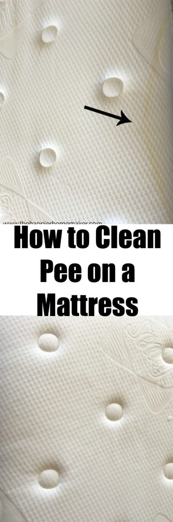 How to Clean Mattress Stains (like pee!)