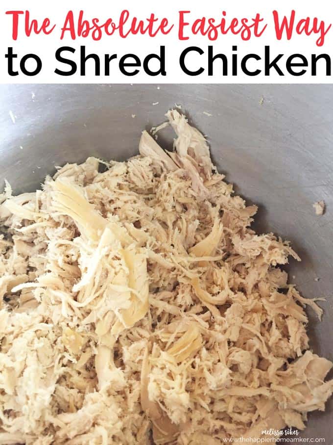 Easy Shredded Chicken The Happier Homemaker   Easiest Way To Shred Chicken 1 