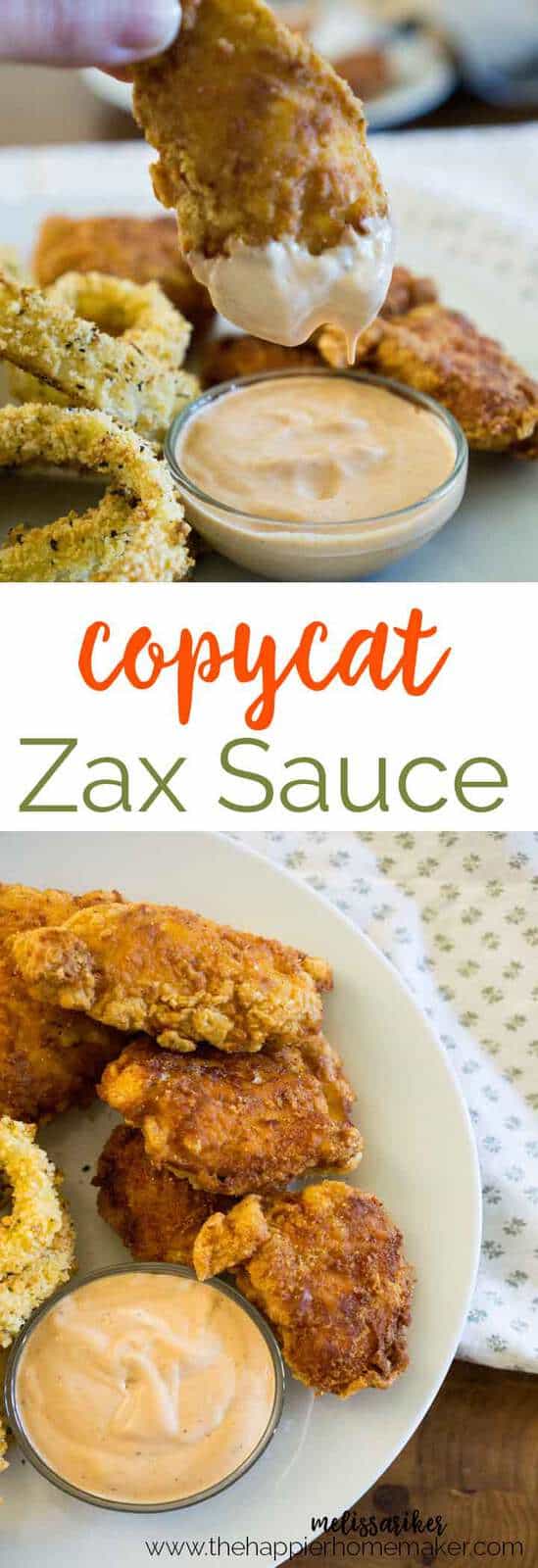 Copycat Zaxby's Zax Sauce The Happier Homemaker