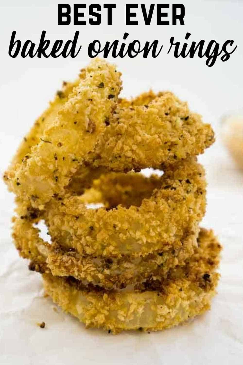 Crispy Baked Onion Rings - The Happier Homemaker