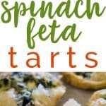 These spinach feta tarts are deceptively easy and make a fantastic appetizer or side dish-I even eat them for breakfast sometimes! The phyllo dough really makes the recipe so easy!