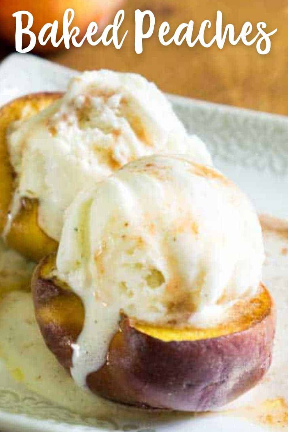 Baked Peaches with Brown Sugar and Cinnamon The Happier Homemaker