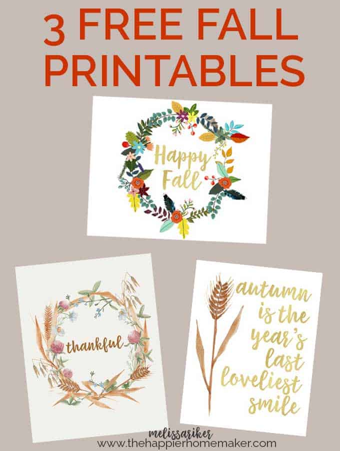 free fall printables art