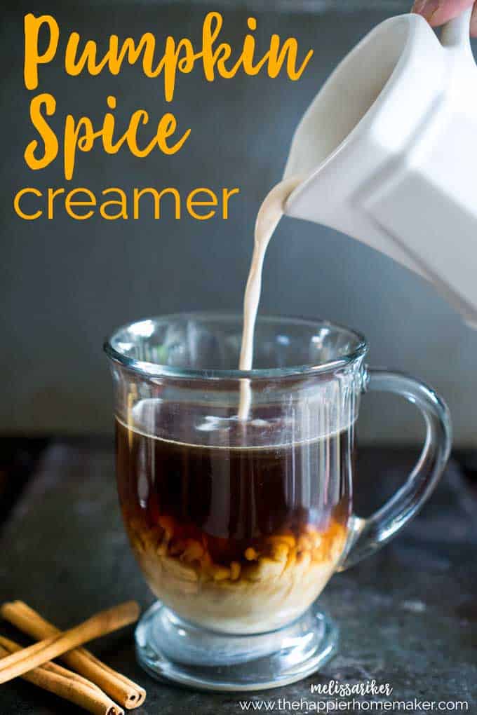 Homemade Pumpkin Spice Creamer - The Happier Homemaker