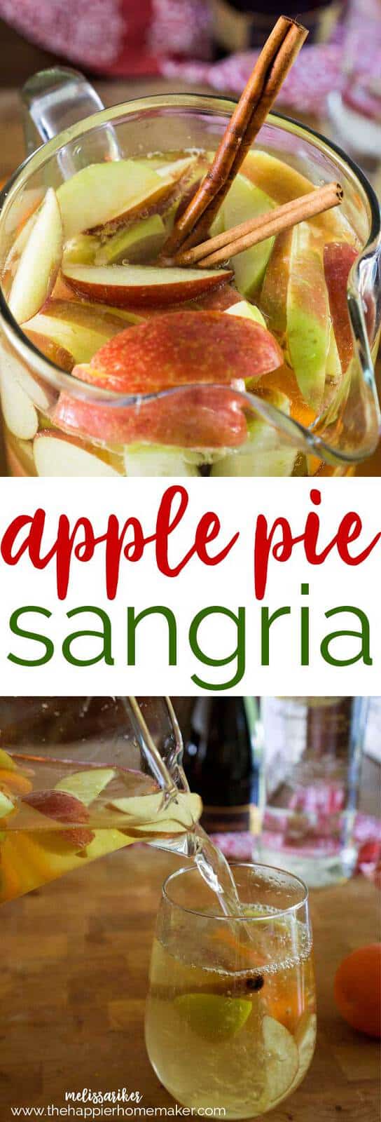 Apple Pie Sangria | The Happier Homemaker