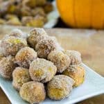Pumpkin doughnut holes are super easy to make and the perfect fall dessert-ready in less than 30 minutes!