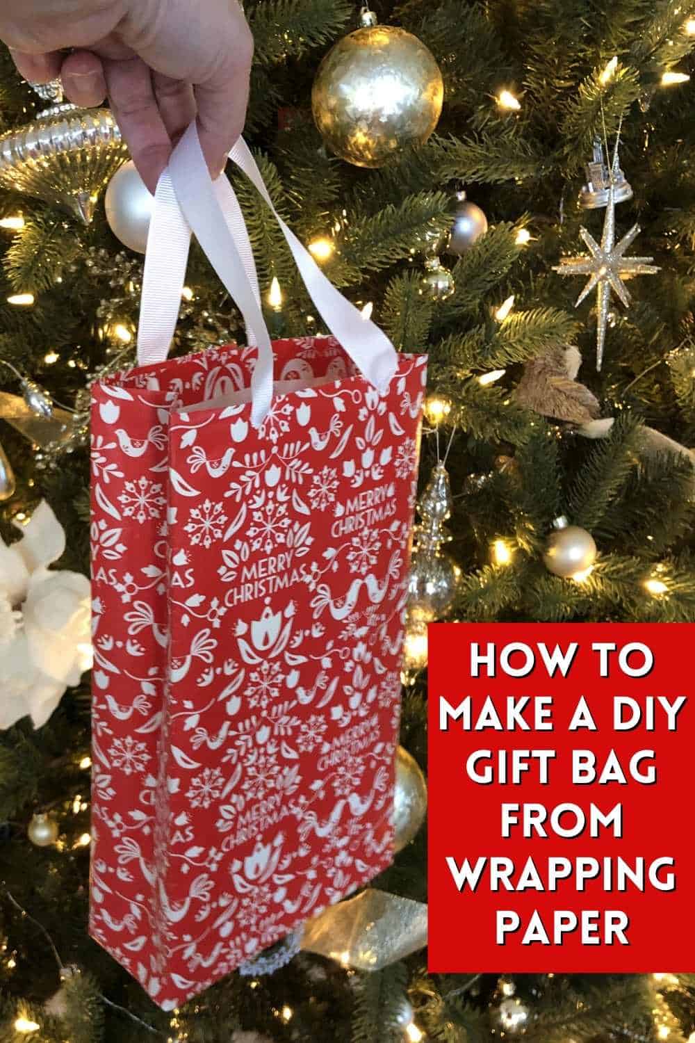 How to Make a Gift Bag out of Wrapping Paper The Happier Homemaker