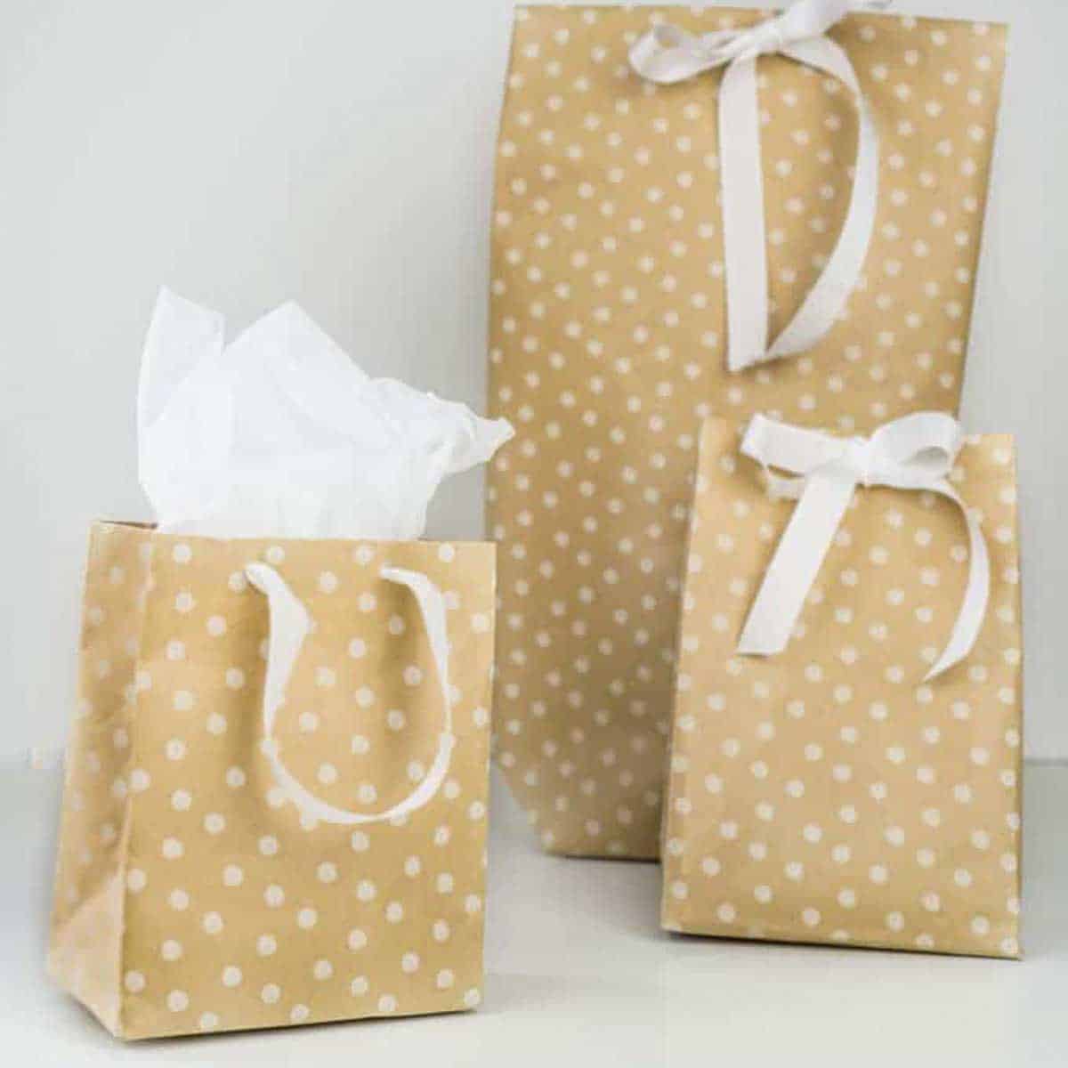 How to Make a Gift Bag out of Wrapping Paper - The Happier Homemaker