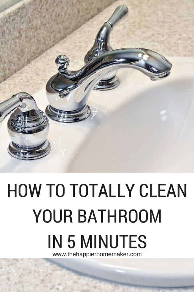 Bathroom Cleaning Tips And Tricks