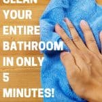 How to clean your entire bathroom fast-just 5 minutes, just like the professional cleaners!