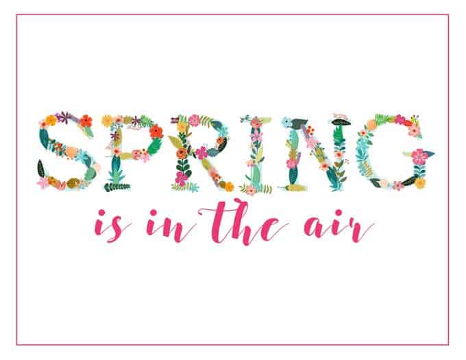 printable spring decorations