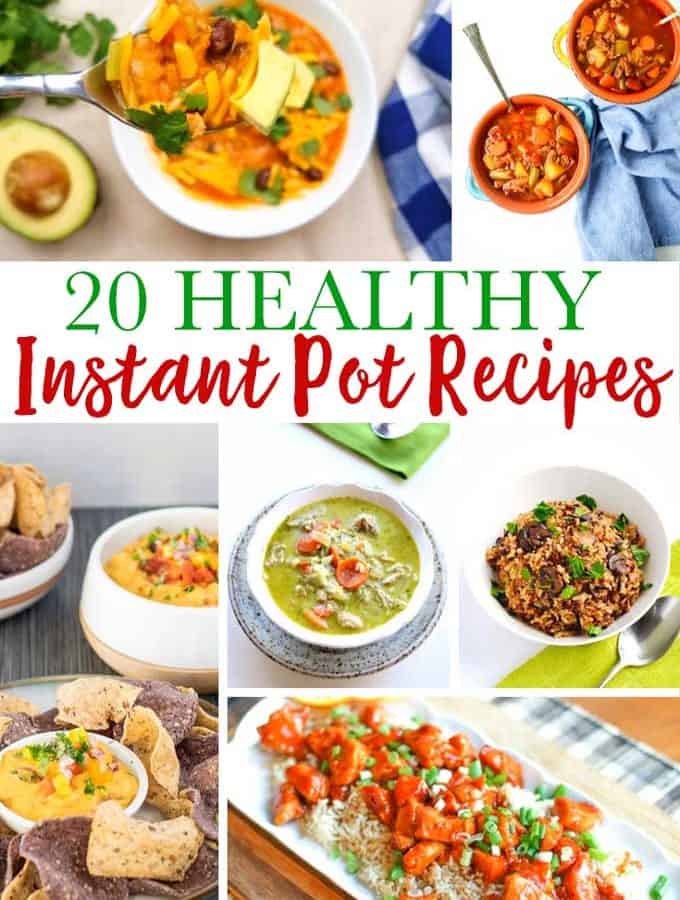 Pressure cooking can be healthy and fast- over 20 different healthy instant pot recipes to keep your busy life on track!