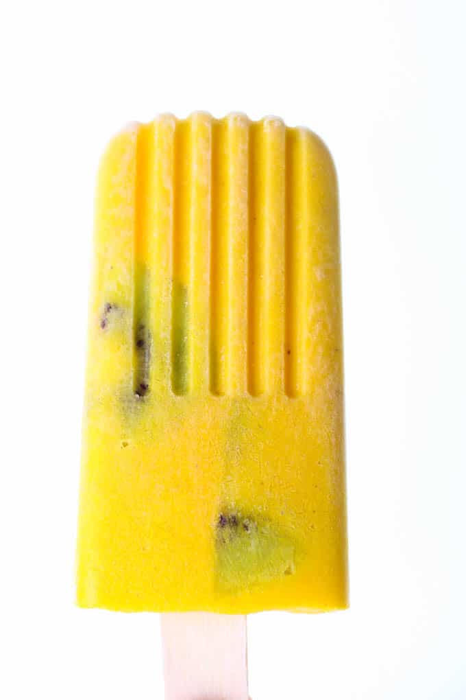 Tropical Turmeric Popsicles with Pineapple and Kiwi