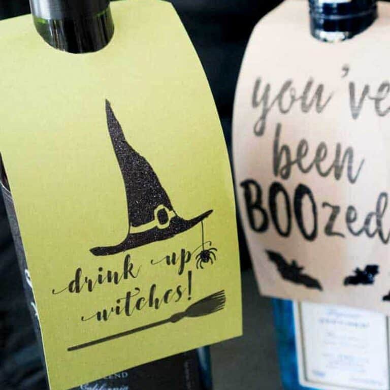 “You’ve Been Boozed” Halloween Printable Tags