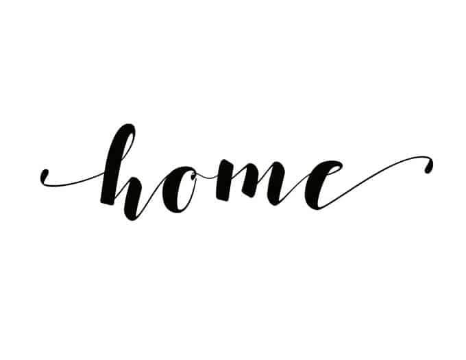 home written in script