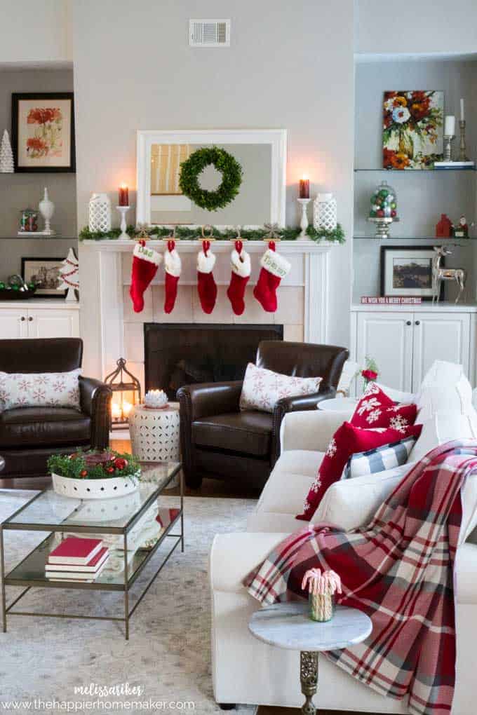 How To Decorate A Living Room For Christmas On Budget | Baci Living Room