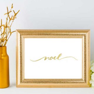 Update your holiday decor with these 3 fun Christmas printables in your choice of red, green or gold!