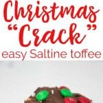 Christmas Crack is an easy to make Saltine cracker toffee that's the perfect holiday recipe for gifting!
