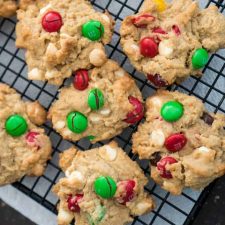 Chocolate M&Ms Cookie Recipe (Without Shortening) - Cookrita