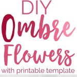 This gorgeous DIY Ombre Tissue Paper Rose tutorial is perfect for adding to your home decor, could decorate a picture frame or wreath or even a garland!
