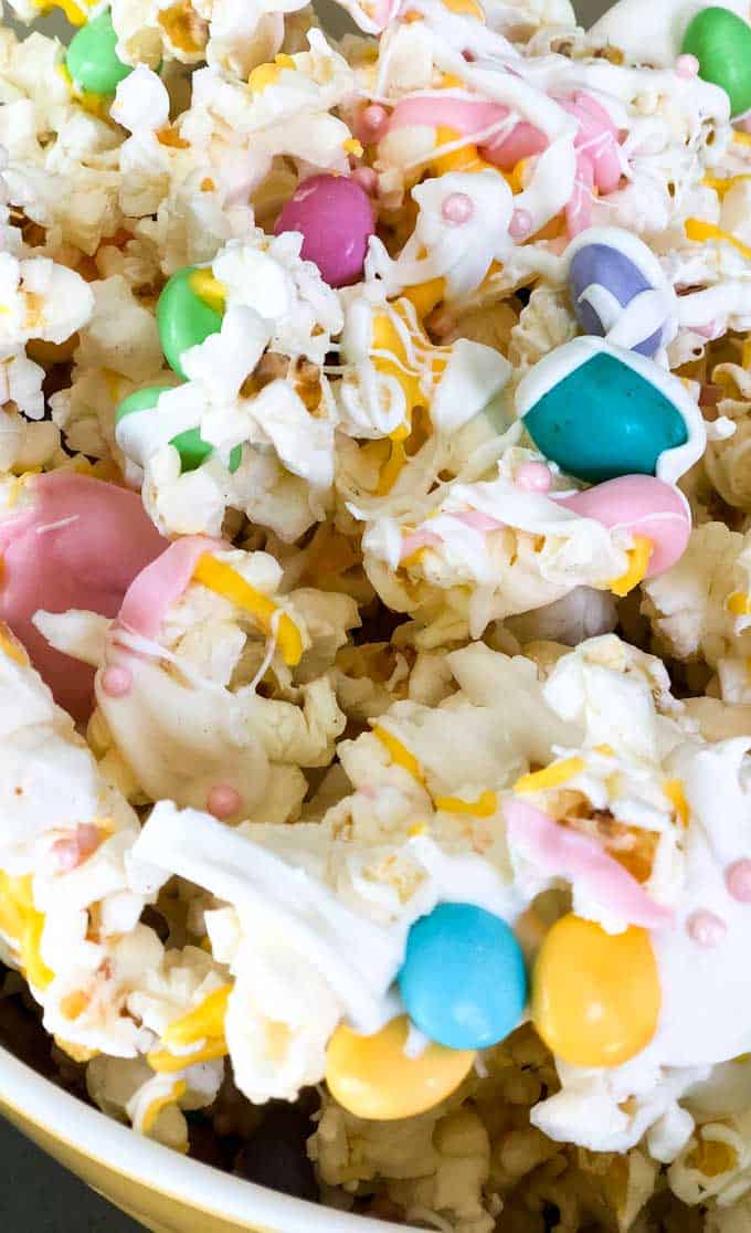 Easter Popcorn Recipe | The Happier Homemaker