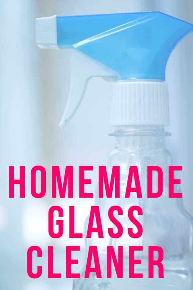 homemade glass cleaner