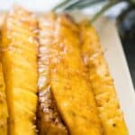 grilled pineapple spears