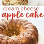apple cream cheese bundt cake