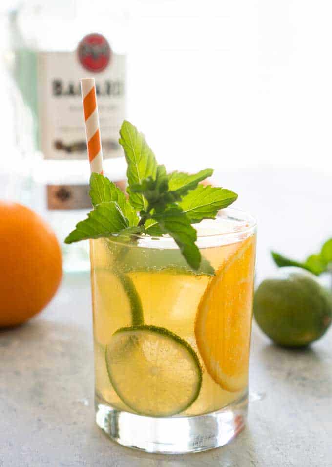 Orange Mojito Cocktail Recipe | The Happier Homemaker