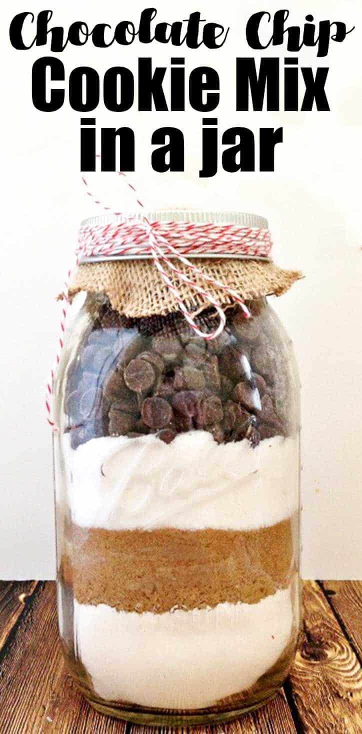 Chocolate Chip Cookie Mix in a Jar | Best Cookies in a Jar Recipe
