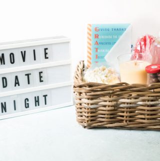 movie night gift basket