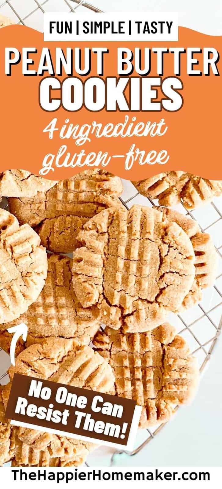 Easy Peanut Butter Cookies (No Brown Sugar) The Happier Homemaker