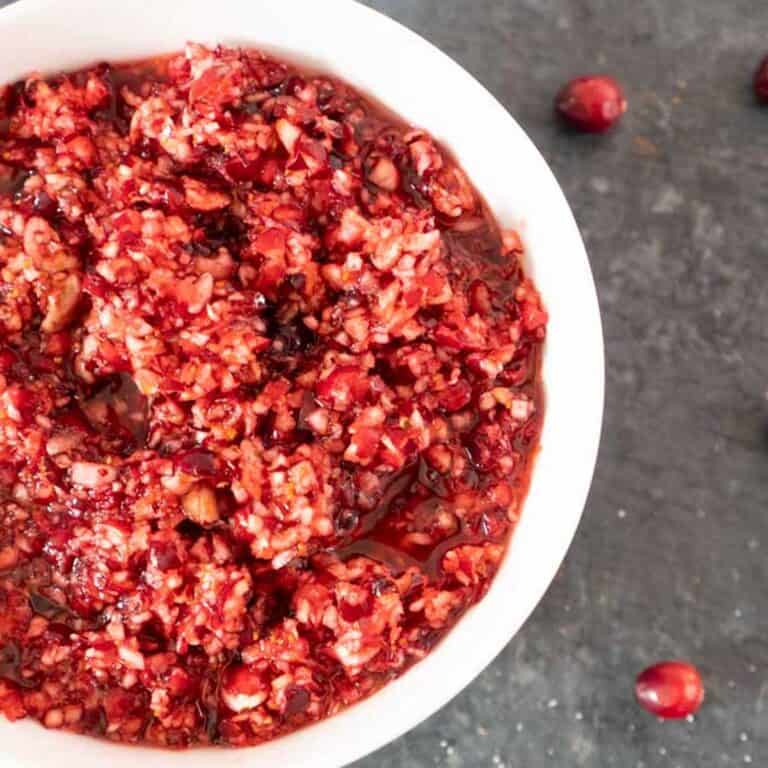 The Best Cranberry Relish Recipe