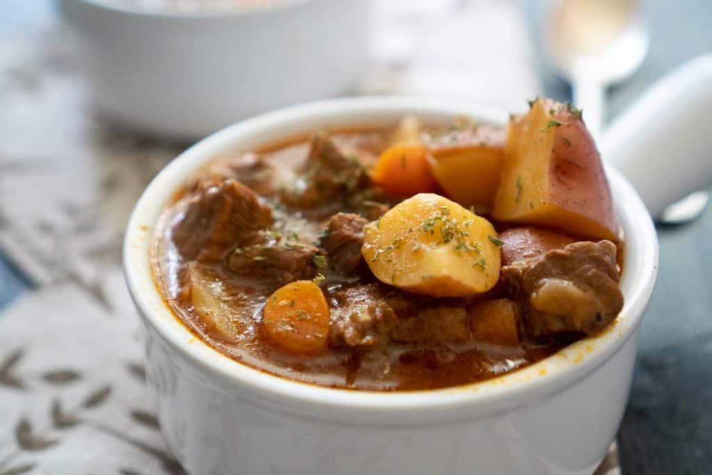 Instant Pot Beef Stew {Healthy + Easy} –